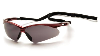Pyramex PMXTREME Red Frame/Gray Lens With Black Cord Safety Eyewear
