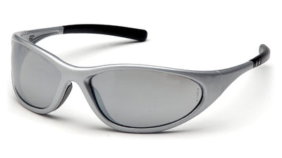 Pyramex Zone II Silver Frame/Silver Mirror Lens Safety Eyewear