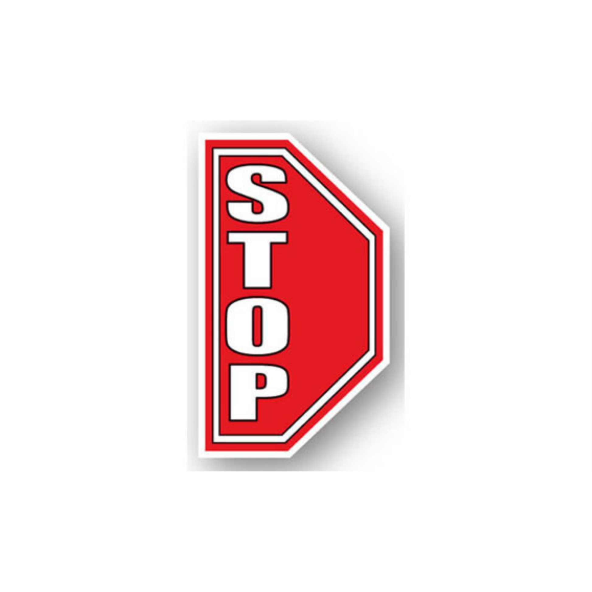 34" x 60" HALF SIGNS -  Half Sign - Stop (Left) - DSV-SIGN 2040 #0604LEFT -UEN