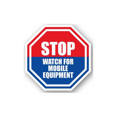 17" OCTAGON SIGNS - Octagon Sign - Stop Watch for Pedestrians - DSV-SIGN 289 #4036 -UEN