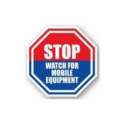 30" OCTAGON SIGNS -  Octagon Sign - Stop Watch for Pedestrians - LS-SIGN 900 #1067 -UEN