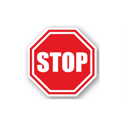 16" OCTAGON SIGNS - Octagon Sign - Stop - DSV-SIGN 256 #0002 -UEN
