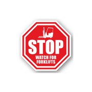 24" OCTAGON SIGNS -  Octagon Sign - Stop Watch for Forklifts - DSV-SIGN 576 #0028 -UEN