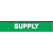 SUPPLY PERFORATED ROLL PIPE MARKER - SUPPLY PERFORATED ROLL PIPE MARKER, 2”X18Y, Adhesive Vinyl