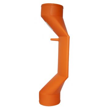 Air Systems Saddle Vent 12" Outlet Orange Poly SV-18912-O