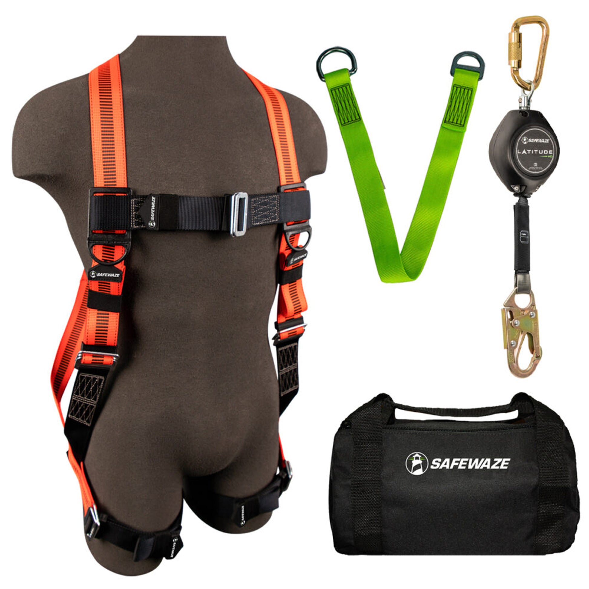 Safewaze V-Line Bag Kit: FS99280-E, FS-FSP1411-W, FS811-6, FS8125 - SW130-E