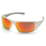 Pyramex - Goliath - White Frame/Sky Red Mirror Lens - 12/Pair