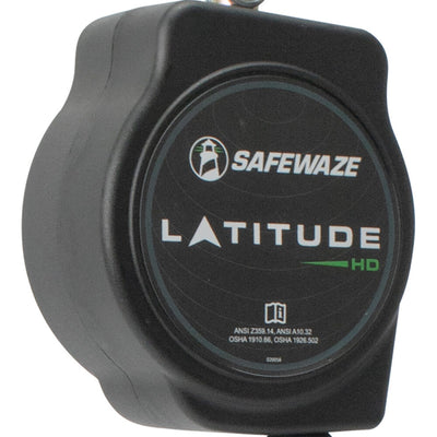 Safewaze Latitude HD 10' Single Cable SRL: Carabiner, Snap Hook - SW8008-10