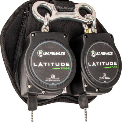 Safewaze Latitude Edge 11' Dual Cable SRL: Steel Snap Hook - SW8008-11LE-DL
