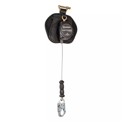 Safewaze Latitude Edge 11' Single Cable SRL: Steel Snap Hook - SW8008-11LE