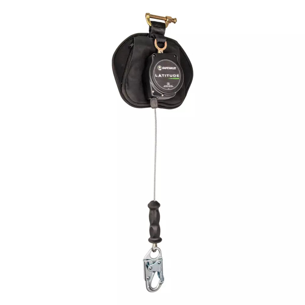 Safewaze Latitude Edge 11' Single Cable SRL: Steel Snap Hook - SW8008-11LE