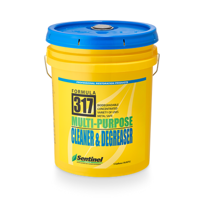 Sentinel 317 Multi-Purpose Cleaner & Degreaser – Industrial Strength & Biodegradable - 1 Gallon
