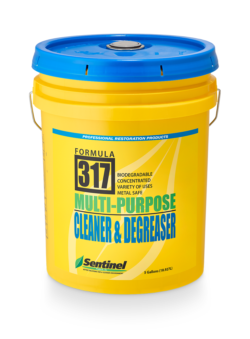 Sentinel 317 Multi-Purpose Cleaner & Degreaser – Industrial Strength & Biodegradable - 1 Gallon