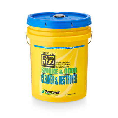 Sentinel 522 Smoke & Odor Cleaner/Destroyer - 5 Gallon Pail - 522/05