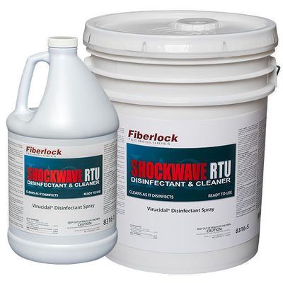 Fiberlock ShockWave RTU - Ready To Use Disinfectant/Sanitizer - 5G - 8316-5