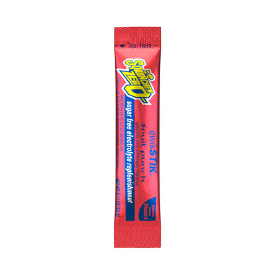 Sqwincher Qwik Stik Zero Sugar Free Single Serve 20 oz Yield Packs - Fruit Punch- 50/Bag - 159060102