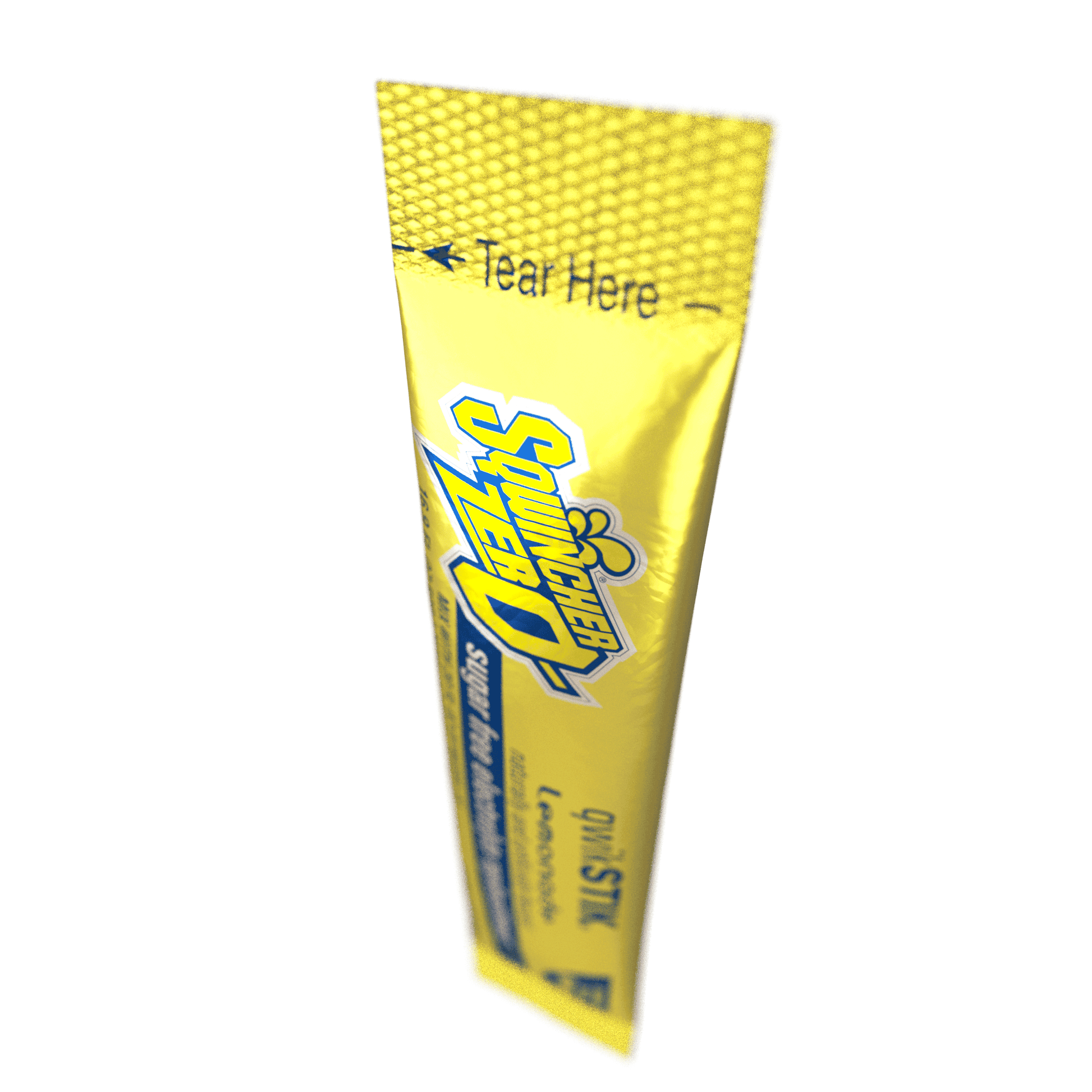 Sqwincher Qwik Stik Zero Sugar Free Single Serve 20 oz Yield Packs - Lemonade - 50/Bag - 159060103