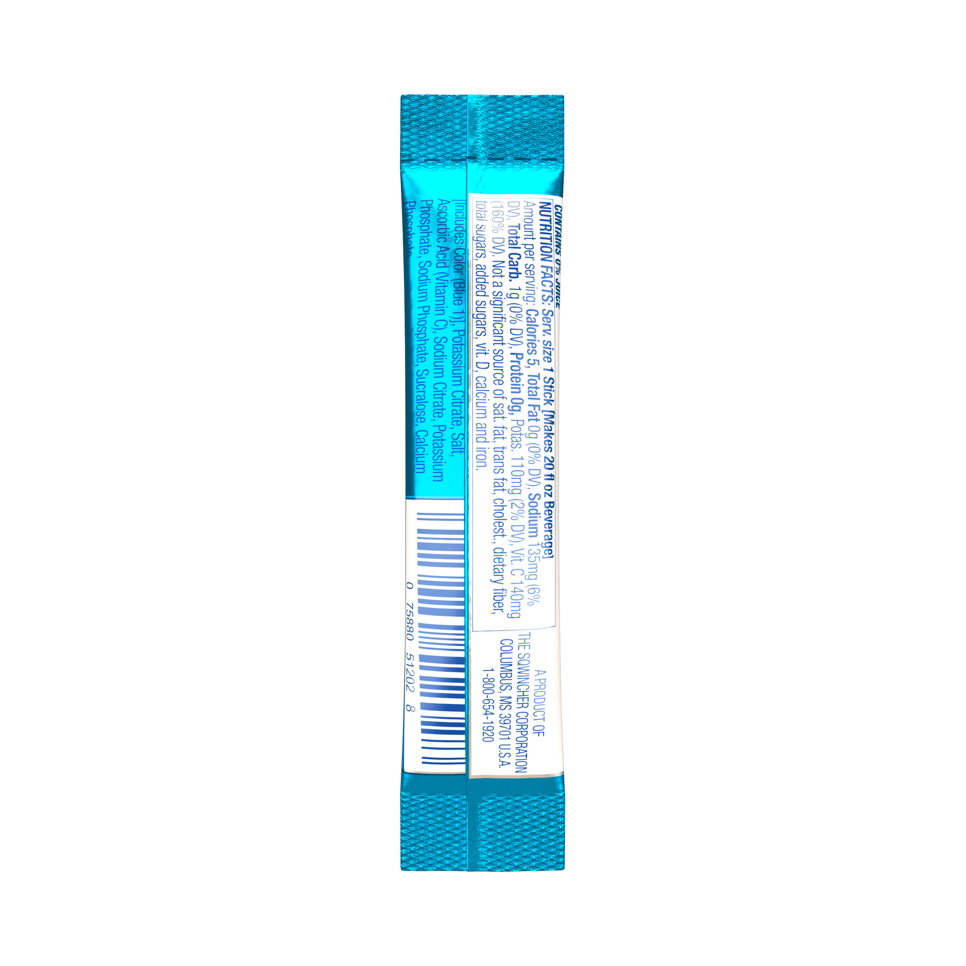 Sqwincher Qwik Stik Zero Sugar Free Single Serve 20 oz Yield Packs - Mixed Berry- 50/Bag - 159060101