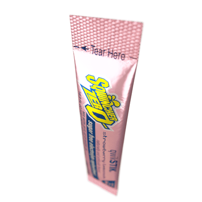 Sqwincher Qwik Stik Zero Sugar Free Single Serve 20 oz Yield Packs - Strawberry Lemonade - 50/Bag - 159060099