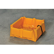 Eagle Quik-Deploy Folding SpillNEST - 3'x3'x6" - 34 Gallon Capacity - Yellow - T8004FS