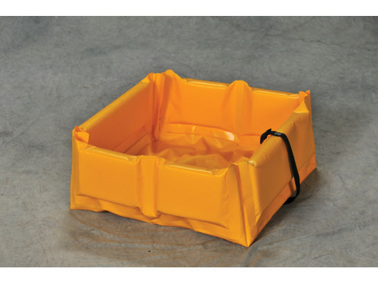 Eagle Quik-Deploy Folding SpillNEST - 2'x2'x6" - 15 Gallon Capacity - Yellow - T8001FS