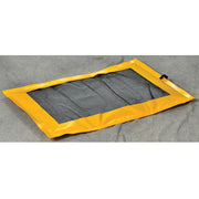 Eagle SpillNEST XT Off-Road Drip Pad with Grommets - 4'x5' - 12 Gallon Spill Capacity - Yellow - T8363