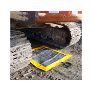 Eagle SpillNEST XT Off-Road Drip Pad with Grommets - 3'x3' - 4 Gallon Spill Capacity - Yellow - T8360