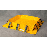 Eagle Talon Spill Berm - 4'x4'x8" - 80 Gallon Spill Capacity - Yellow - T8401