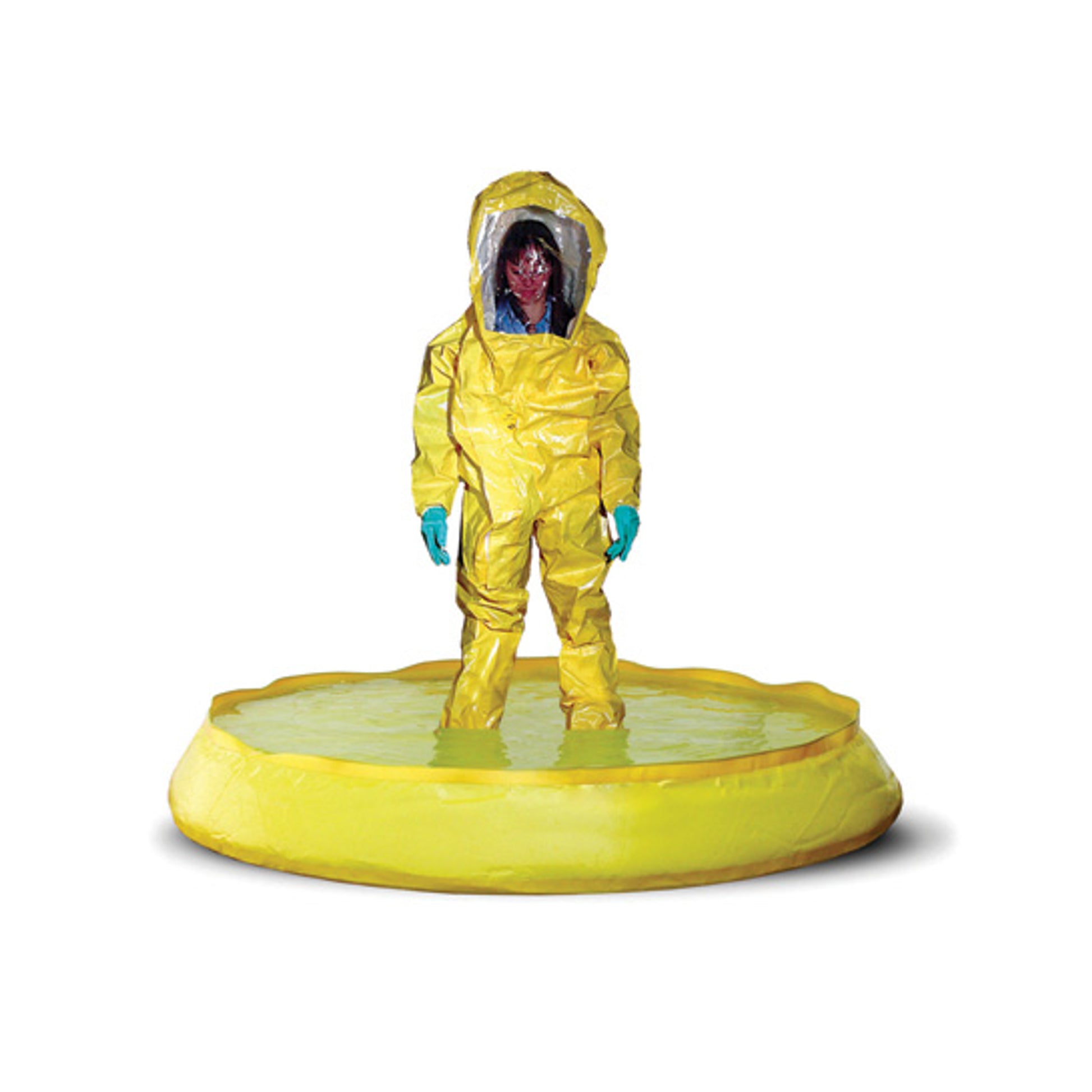 Eagle SpillNEST Decontamination Pool - 100 Gallon Capacity - Without Drain - Yellow - T8602