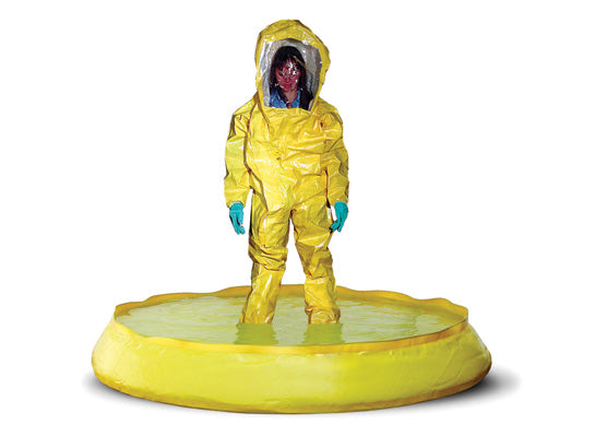 Eagle SpillNEST Decontamination Pool - 100 Gallon Capacity - Without Drain - Yellow - T8602