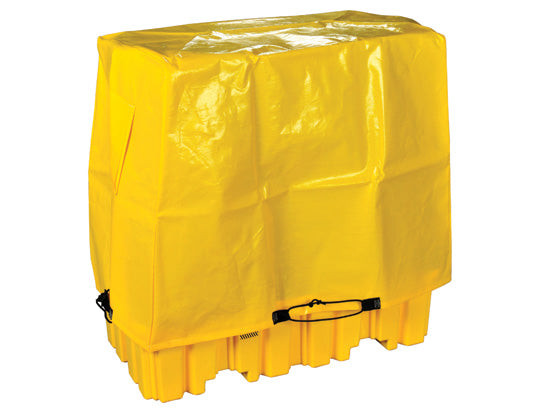 Justrite Tarp Cover - Fits 2 Drum Pallet - Yellow - T8603
