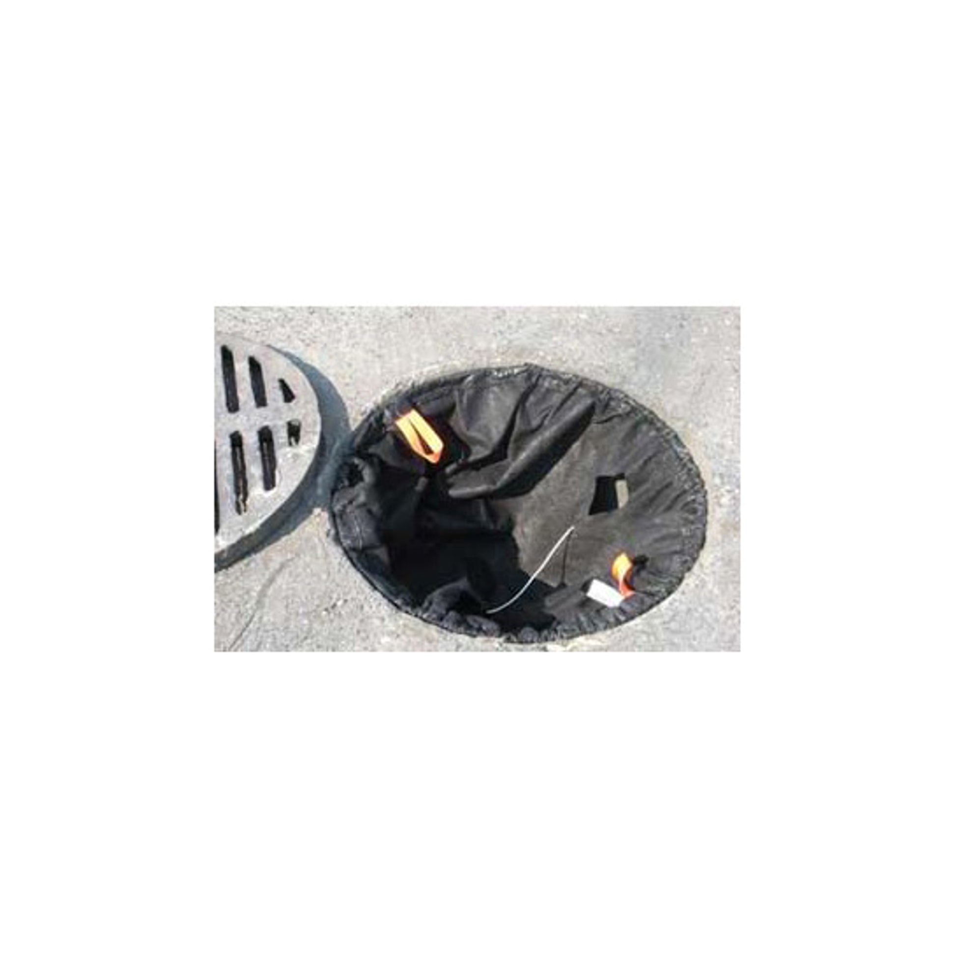 Eagle StormNEST Storm Water Basin Insert - Sediment - Round and Adjustable - 24" to 26" - Black - T8701