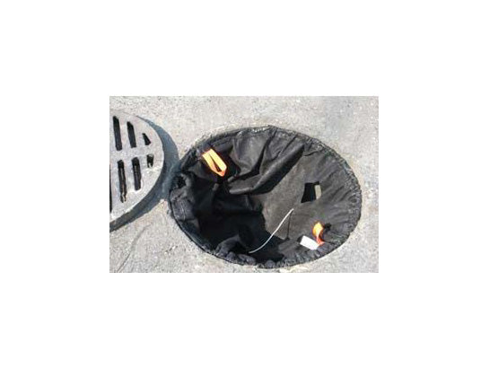 Eagle StormNEST Storm Water Basin Insert - Sediment - Round and Adjustable - 24" to 26" - Black - T8701