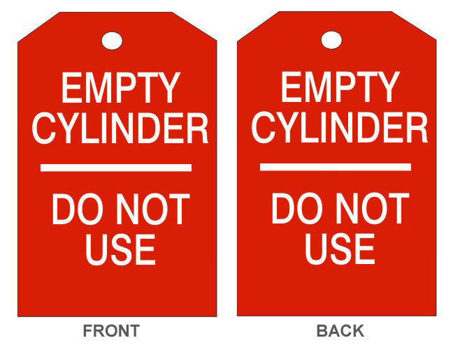 EMPTY CYLINDER DOUBLE SIDED TAGS - EMPTY CYLINDER DOUBLE SIDED TAGS, 6.125X3, Tagboard