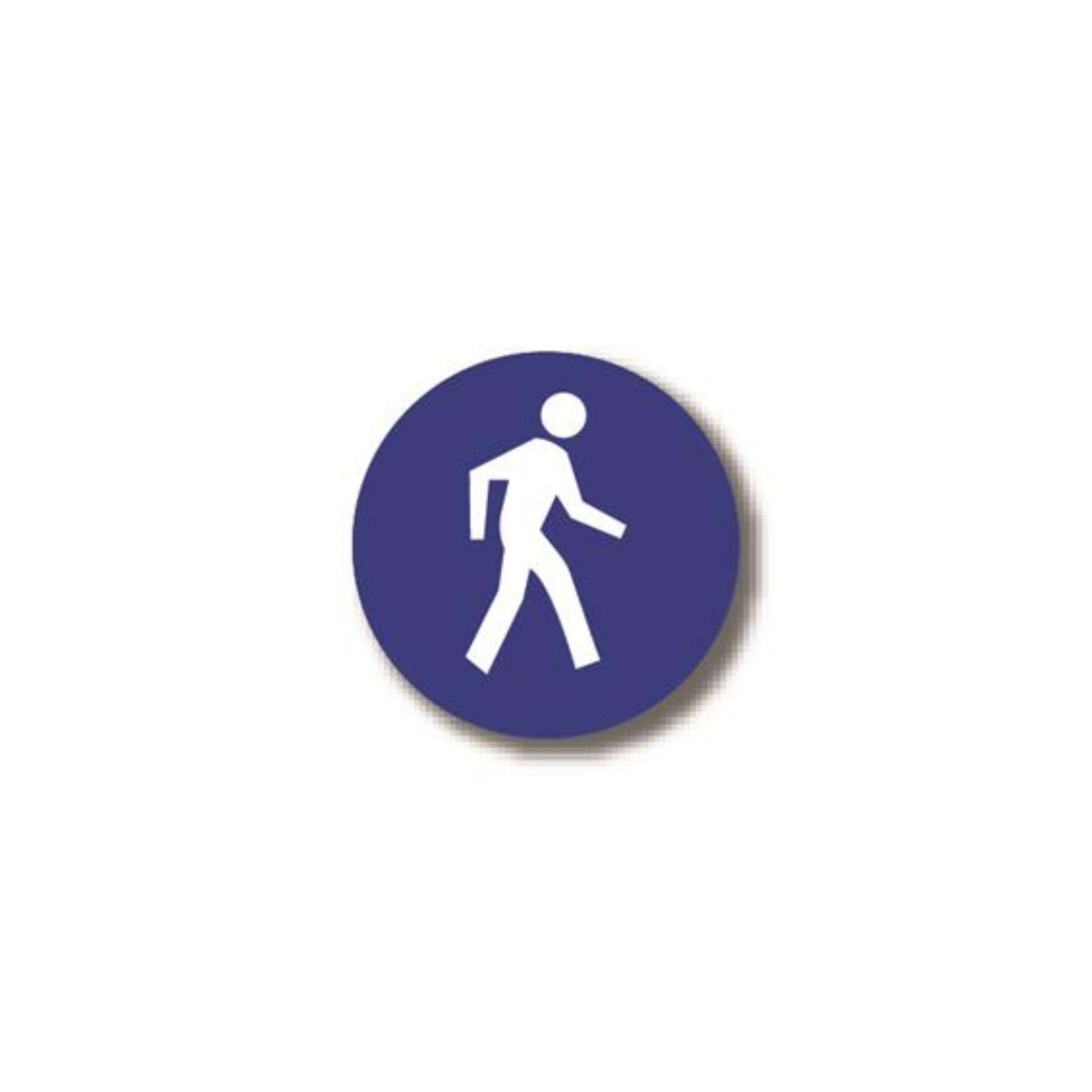 16" CIRCLE SIGNS - Circle Sign - Pedestrian Traffic - DSV-SIGN 256 #1586 -UEN