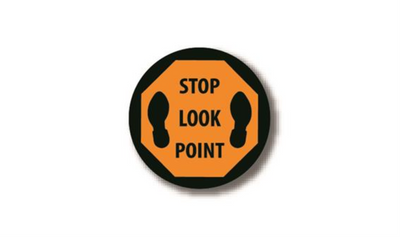32" CIRCLE SIGNS - Circle Sign - Stop Look Point - DSV-SIGN 1024 #1788 -UEN