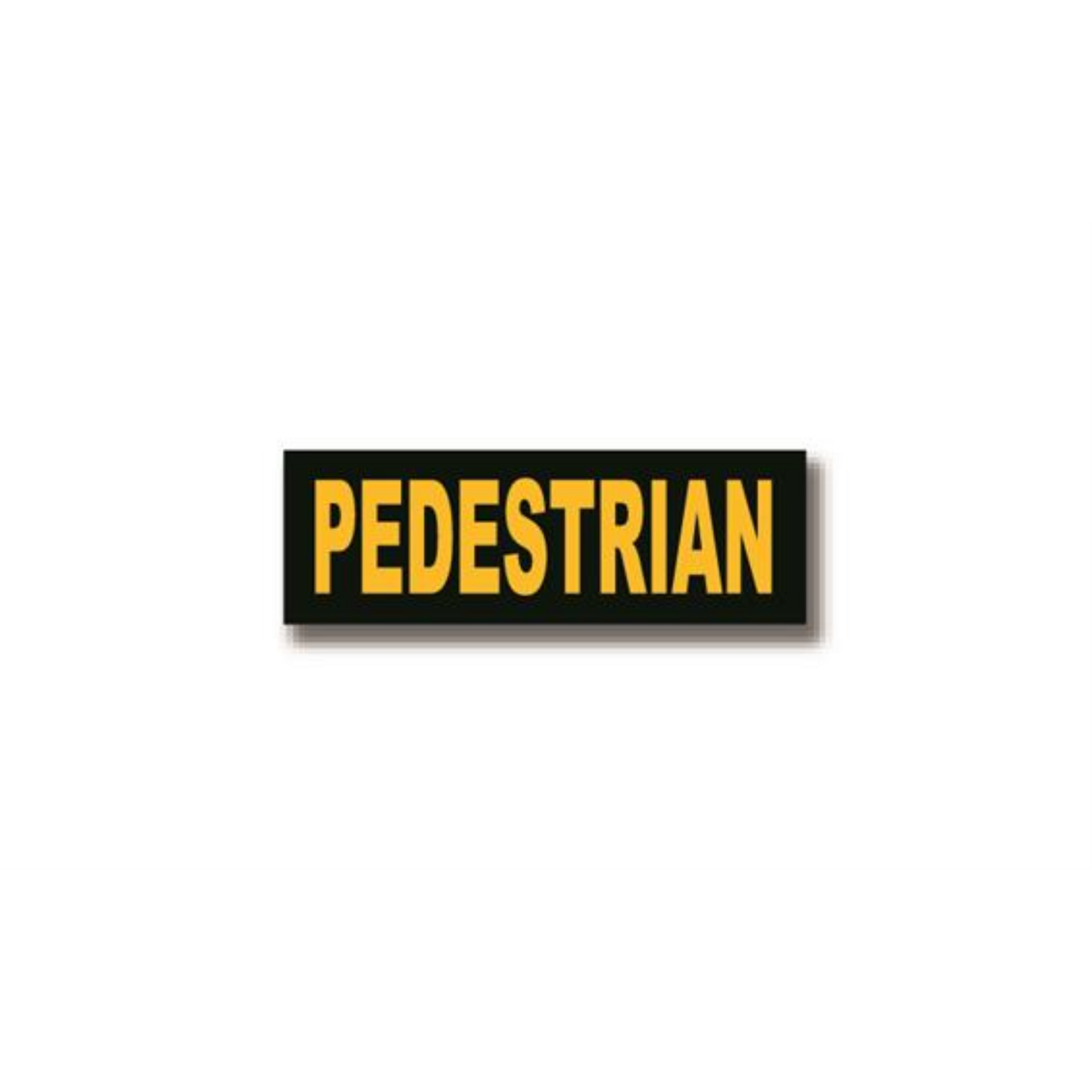 8" x 24" RECTANGLE SIGNS -  Rectangle Sign - PEDESTRIAN - DSV-SIGN 384 #2184 -UEN