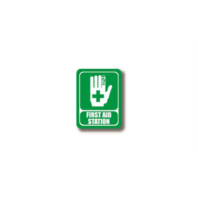 12" x 9" RECTANGLE SIGNS - Rectangle Sign - FIRST AID STATION - LS-SIGN 108 #2303 -UEN
