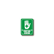 12" x 12" RECTANGLE SIGNS -  Rectangle Sign - FIRST AID STATION - LS-SIGN 144 #2302 -UEN