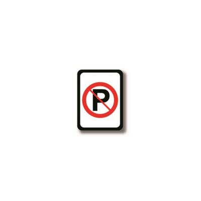 12" x 9" RECTANGLE SIGNS -  Rectangle Sign - NO PARKING - DSV-SIGN 108 #2315 -UEN