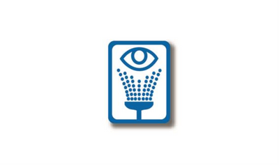 12" x 9" RECTANGLE SIGNS - Rectangle Sign - Emergency Eyewash Station(No words) - LS-SIGN 108 #2339 -UEN