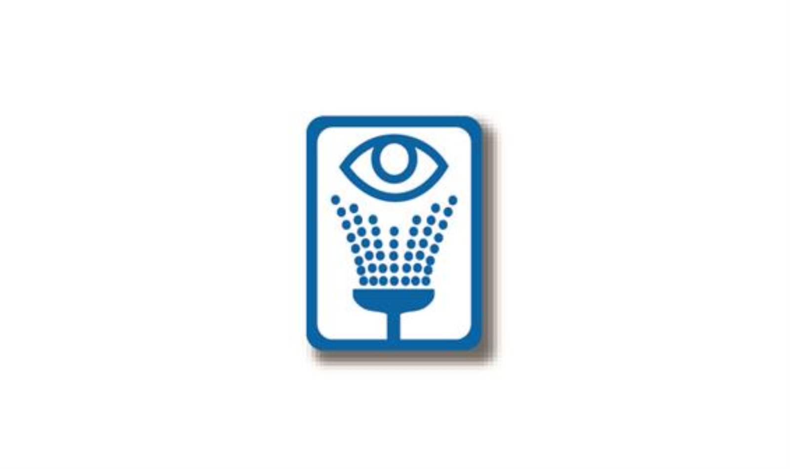 24" x 18" RECTANGLE SIGNS -  Rectangle Sign - Emergency Eyewash Station(No words) - LS-SIGN 432 #2340 -UEN