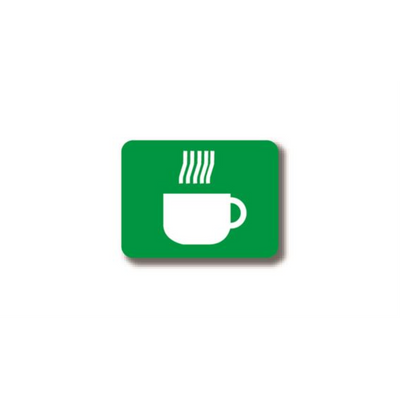 30" x 21" RECTANGLE SIGNS -  Rectangle Sign - Hot Beverage - DSV-SIGN 630 #2377 -UEN