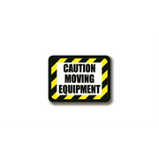 36" x 27" RECTANGLE SIGNS -  Rectangle Sign - CAUTION MOVING EQUIPMENT - LS-SIGN 972 #2402 -UEN