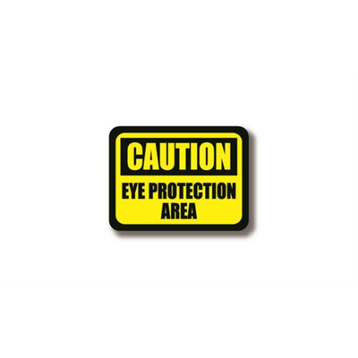 24" x 18" RECTANGLE SIGNS - Rectangle Sign - CAUTION EYE PROTECTION AREA - DSV-SIGN 432 #2406 -UEN