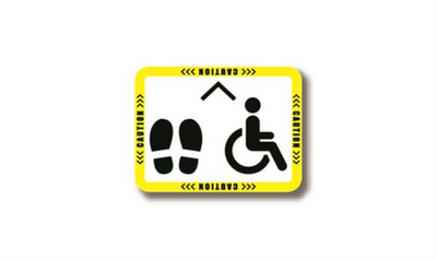 12" x 9" RECTANGLE SIGNS - Rectangle Sign "Caution" - LS-SIGN 108 #2973 -UEN
