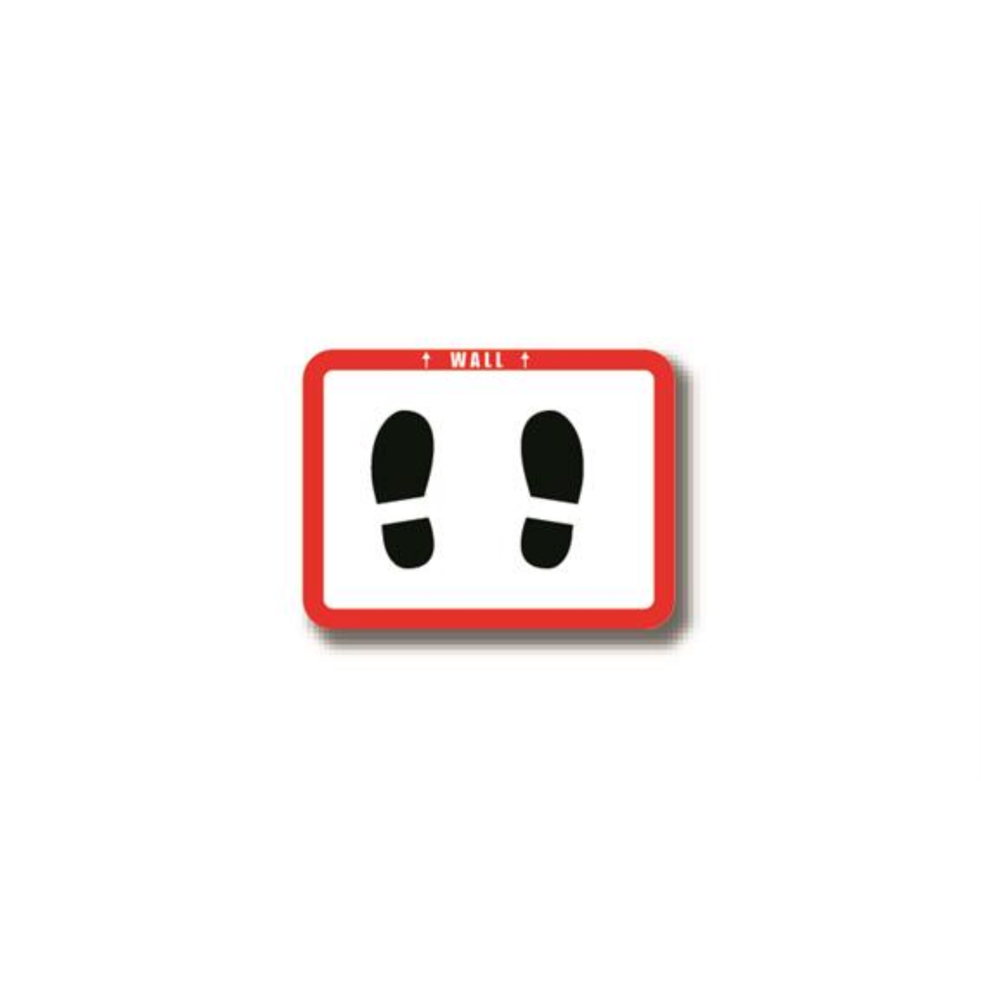 12" x 9" RECTANGLE SIGNS - Rectangle Sign "Wall" - LS-SIGN 108 #2983 -UEN