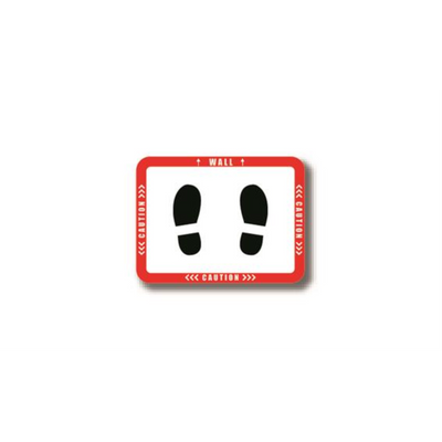 24" x 18" RECTANGLE SIGNS - Rectangle Sign "Caution / Wall" - LS-SIGN 432 #2989 -UEN