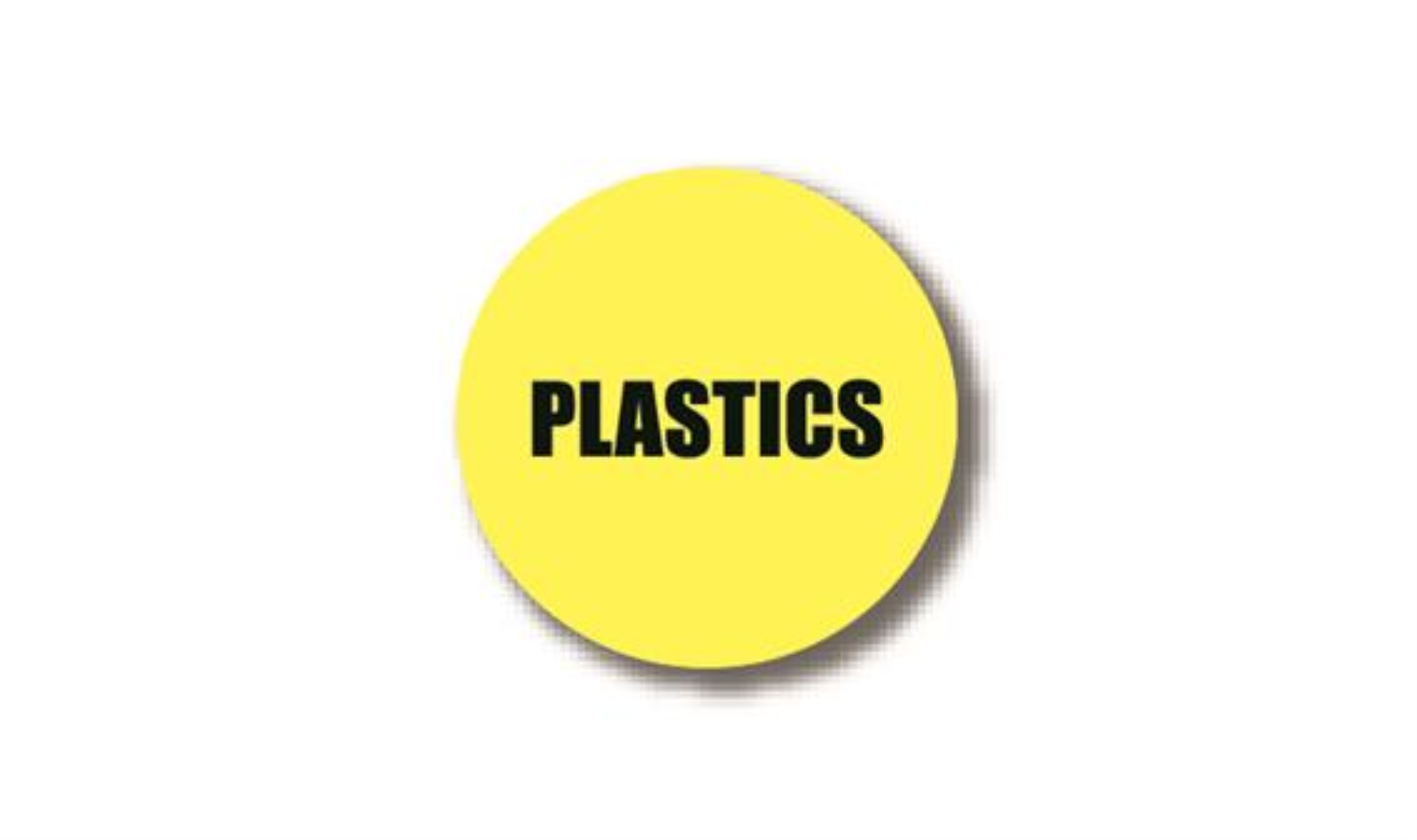 16" CIRCLE SIGNS -  Circle Sign - PLASTICS - LS-SIGN 256 #3030 -UEN
