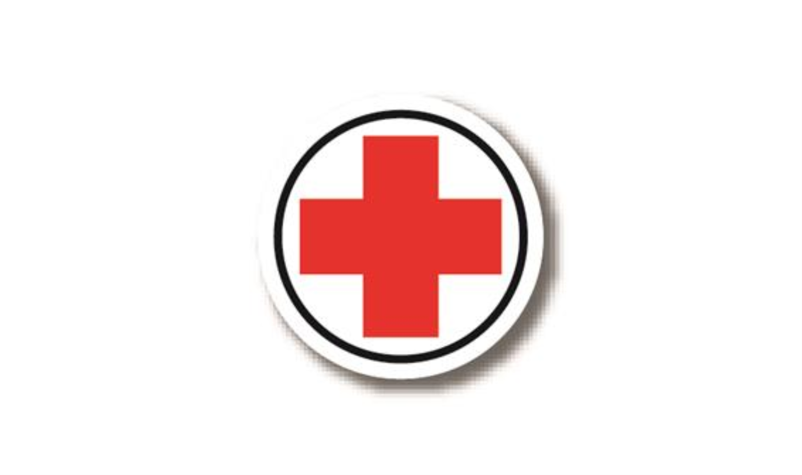32" CIRCLE SIGNS -  Circle Sign - (First Aid Cross) - DSV-SIGN 1024 #3084 -UEN